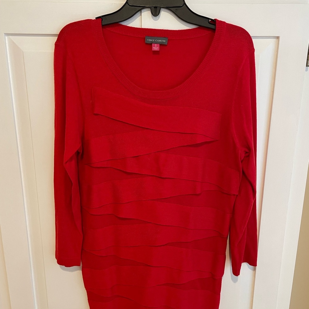 Soft Red Crewneck Sweater